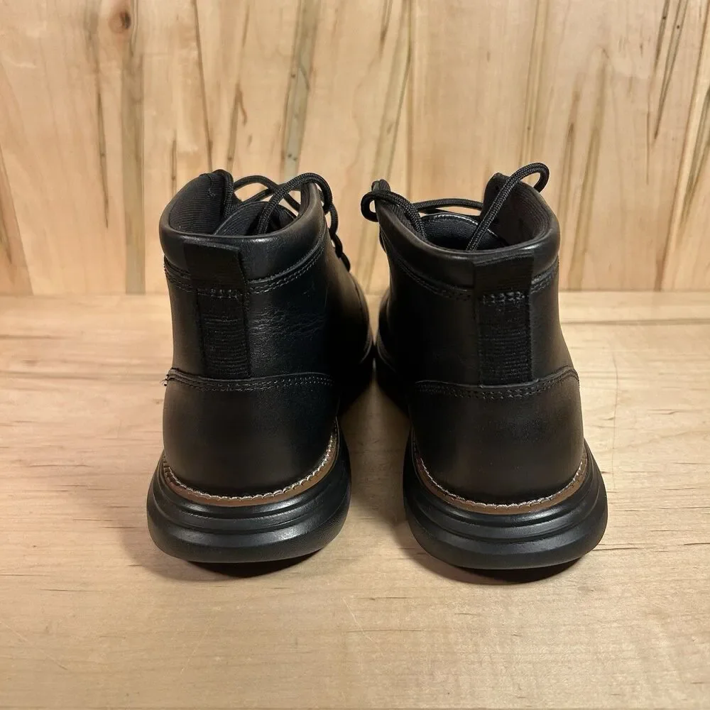 Cole Haan Grand+ Ultra CHK Men Leather Chukka Boots Size 8.5 Black C39933